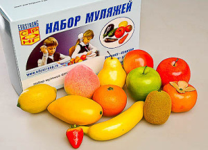 Набор муляжей фруктов