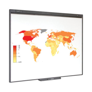 Интерактивная доска 77" SMART Board SB480, оптическая, 161х127см, 4:3, USB, 2 пользователя