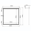 Экран проекционный BRAUBERG WALL, матовый, настенный, 150х150 см, 1:1, 236725