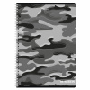 Тетрадь А4 96л. клетка на спирали BRAUBERG, офсет, обложка картон, Military